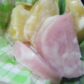 キャシーキャサリン's cooksnap of when they made おさかなのソーセージとたくあんのマヨ和え.