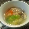inyako's cooksnap of when they made ひき肉団子とレタスのササっと煮.