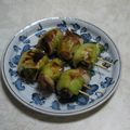 砂漠で鍋焼きうどん's cooksnap of when they made くるくる豚肉のチンゲン菜ロール焼き.