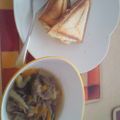 なみふみ's cooksnap of when they made ☆便秘解消！セロリと舞茸が香るスープ☆.