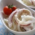 ピンクのたまご's cooksnap of when they made 新たまねぎとイカのマリネサラダ.