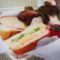yappyパクパク's cooksnap of when they made ♡めんたいマヨハムサンド♡.