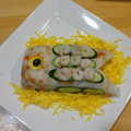 nahotamama's cooksnap of when they made 鯉のぼりの簡単押し寿司.