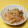 ちぃ★3000GTR's cooksnap of when they made もやしのキムチ和え.