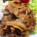 まぁじ's cooksnap of when they made 豚のたまねぎ入りしょうがやき.