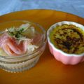 spring_hot's cooksnap of when they made パルミジャーノブリュレとマリネの前菜風.