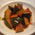 かずあかぁちゃん's cooksnap of when they made かぼちゃの煮物☆電子レンジで超簡単.