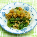 シャンプーハット's cooksnap of when they made ほうれん草とえのきだけのあげ玉和え♪.
