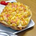 京都二人暮らしの食卓's cooksnap of when they made 忙しい朝に☆鮭＆コーンマヨトースト.