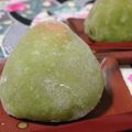 あや　ぱん's cooksnap of when they made 抹茶の苺大福☺☻.