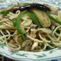 サルバ閣下's cooksnap of when they made 舞茸とナスのパスタ～にんにく醤油味～.