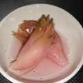 ぷりんぱ's cooksnap of when they made ミョウガの甘酢漬け.