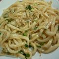 レオン犬's cooksnap of when they made なめたけ＆バター醤油で焼きうどん.