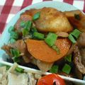 レオン犬's cooksnap of when they made ✿お弁当に「ポテトと豚肉のオイスター味」.