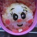 竹ちくりん's cooksnap of when they made キャラ弁☆ドラミちゃん弁当.