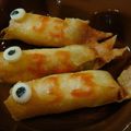 suzukey's cooksnap of when they made こどもの日の鯉のぼりロール&春巻き♪.