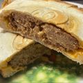 ★なみ☆'s cooksnap of when they made レトルトハンバーグの簡単★ホットサンド.