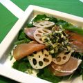 カナティーヌ's cooksnap of when they made 蓮根、生ハム、ルッコラのお洒落なサラダ♡.