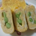 なうなうみぃ～'s cooksnap of when they made 枝豆in卵焼き♡.