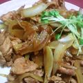 羽尼うに's cooksnap of when they made ★簡単つけない！豚こまDEしょうが焼き★.