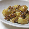 musasabict's cooksnap of when they made 里芋のあまから胡桃和え✿.