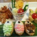ymmmy's cooksnap of when they made こどもの日❤こいのぼりいなり.