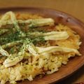 kikikko's cooksnap of when they made ごはんでお好み焼き風.