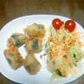 みみりん♪♪'s cooksnap of when they made 鯵のシソ巻きフライ(๑￫ܫ￩)美味し↑↑.