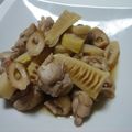 はちれ's cooksnap of when they made 『鶏･たけのこ･ちくわで甘辛バター煮』.