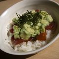 syusyusyu's cooksnap of when they made お家カフェ☆梅マヨアボカドマグロ丼.