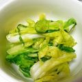 でめちゃん's cooksnap of when they made 春キャベツとしその香り漬け.