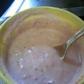 runaaaa_'s cooksnap of when they made ✿ミルキー苺クリームチーズ✿.