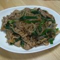 なづき's cooksnap of when they made 糸こんにゃくと豚肉のピリ辛炒め.