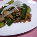 ｇａｂｉｂｉ's cooksnap of when they made 【豚肉とキュウリのラー油炒め】.