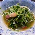 ゆいランラン's cooksnap of when they made 水菜とベーコンのさっと煮ただけ♪.