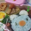 ゆーあちん's cooksnap of when they made うっかりペネロペのおにぎり弁当.