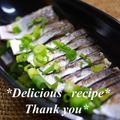 putimiko's cooksnap of when they made 炙り焼しめ鯖の酢の物.
