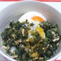 JUNSK's cooksnap of when they made 大根葉のそぼろ丼.