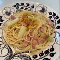 カナカナワイン's cooksnap of when they made 簡単☆からすみのパスタ.