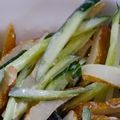 sugiさん's cooksnap of when they made さっぱり！キュウリとさつま揚げサラダ♪.
