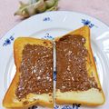 みっちゃん❇️68's cooksnap of when they made 【簡単♪】ちょこっとチョコトースト.