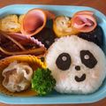 ☆m☆☆'s cooksnap of when they made キャラ弁☆簡単！パンダちゃん弁当♪.