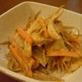 つるニャン's cooksnap of when they made ごまゴボウ照りチキンサラダ.