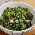 ふぁびこ's cooksnap of when they made 塩昆布とかぶの葉炒め★.