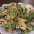 いっとまま's cooksnap of when they made さやえんどうのゴママヨ和え〜♡.