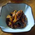 kemeta's cooksnap of when they made ひねりちくわ☆黒ごまコチュジャン炒め.