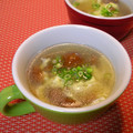 nekoland's cooksnap of when they made ☆なめこの卵とじスープ☆.
