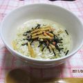 まねきねこにゃん's cooksnap of when they made ❁ *ﾟ✲お茶漬けdeお粥✲ﾟ*❁　　.