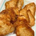y_u♡'s cooksnap of when they made 【楽めし】鶏胸肉の一口チキンカツ.