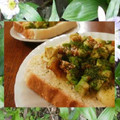 ＭＡＹＯＭＡＹＯ　's cooksnap of when they made チーズと福神漬けとアボカドの和風トースト.